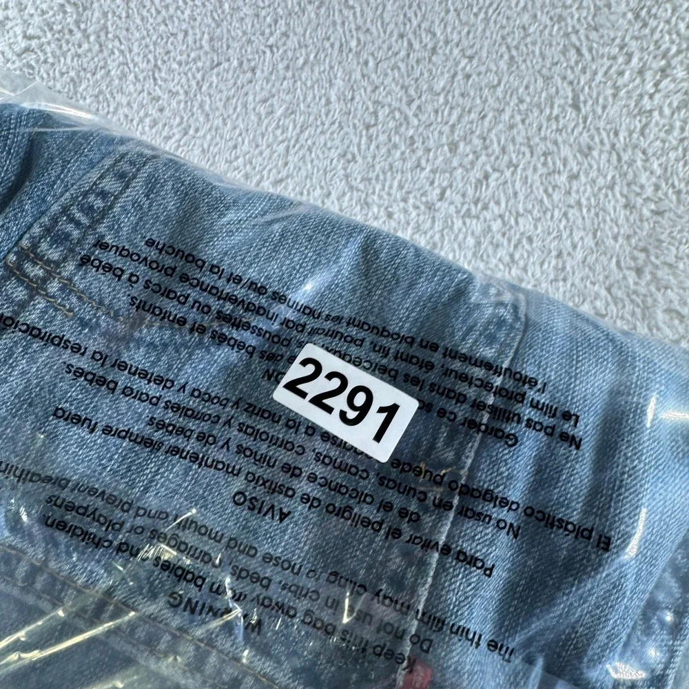 Y2K Levi 514 Slim Straight Leg Size 36x32 Light Wash Clean Denim Pants Used Men